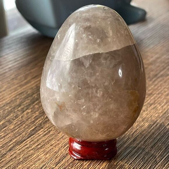 Smoky Quartz egg crystal 2.5” medium  stone healing feng shui - Picture 6 of 15
